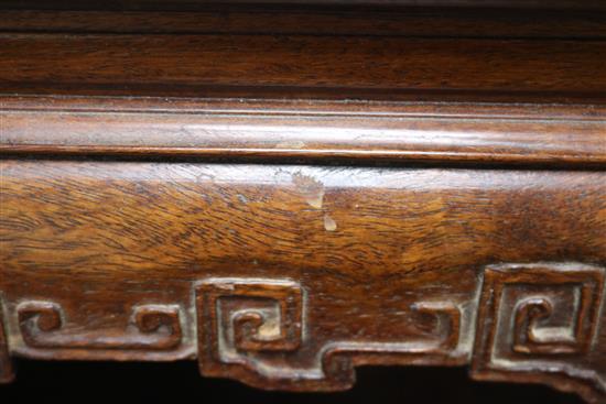 A Chinese low table W.85cm